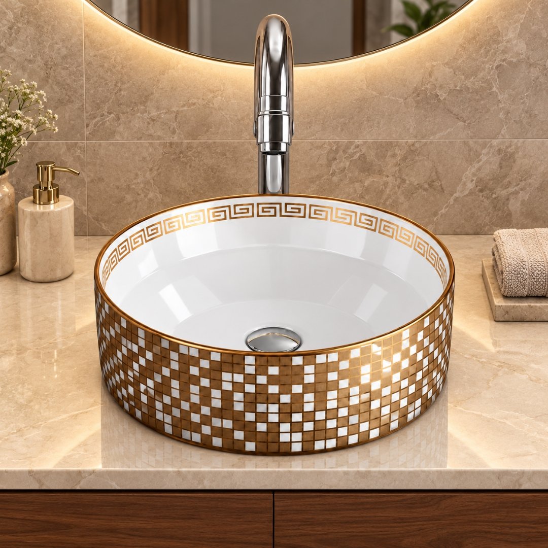 Sonet OCTAGON - WG - 02, table top basin